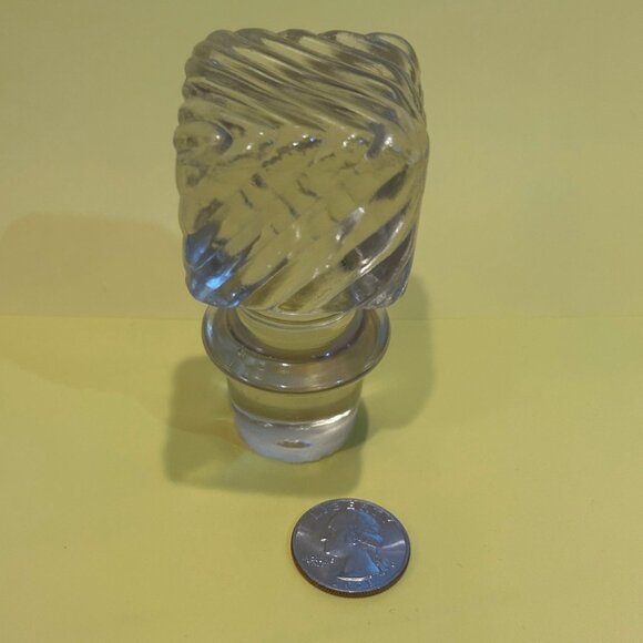 Clear Glass Bottle Stopper for Decanter VINTAGE - Picture 1 of 11